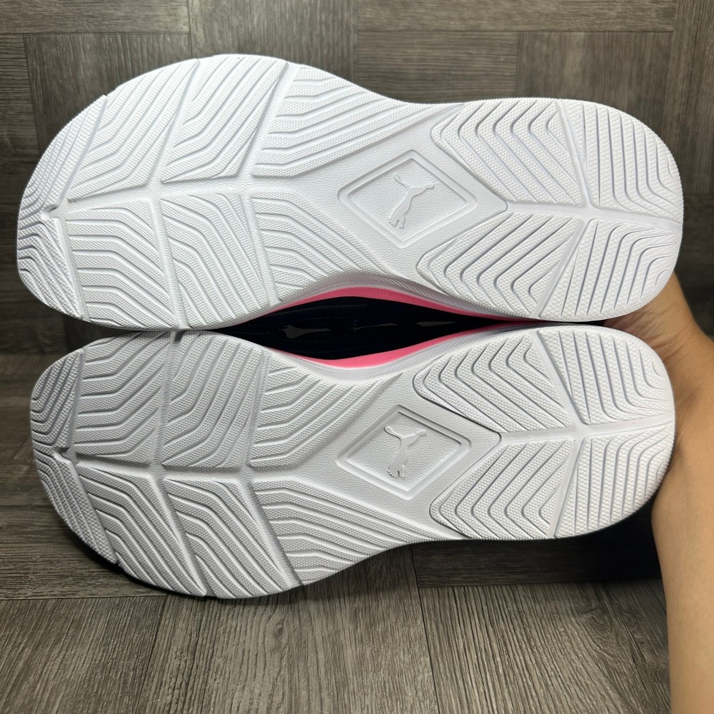 Puma One4All 2.0 Slip On Womens 7.5 Black Pink Multi Knit Athletic Sneakers NEW - Picture 7 of 8